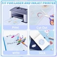thumbnail image 3 of baomifa-20 Sheets Printable Holographic Sticker Paper,11.7 x 8.3 Inches Printable Waterproof Paper Rainbow Vinyl Sticker Paper for Inkjet or Laser Printer（Laser oblique light column）, 3 of 4