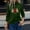 Green, variant on Tetras Christmas Costumes Clearance,Women's Round Neck Christmas Printed Color Fashion Top,Long Sleeve Top Sweatshirts