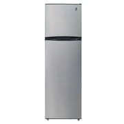Arctic Chef 10 Cu. ft. Top-Freezer Refrigerator, 2-Door Apartment-Size Fridge, Platinum