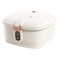 thumbnail image 1 of Kearding Contenedor de almacenamiento de arroz no tóxico PP, contenedor de almacenamiento de alimentos resistente a impactos, inodoro, Almacenamiento y organización del hogar Blanco lechoso 5 kilos, 1 of 6