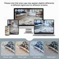 thumbnail image 5 of DEORAB 3X5 Area Rugs for Living Room, Large Modern Machine Washable Vintage Rugs Distressed Abstract Print Blue Throw Rug for Bedroom Aesthetic, Non Slip Ultra-thin Carpet with Gripper, 5 of 7