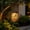 A, variant on Garden Ironwork Hollow Solar Hanging Lamp, Outdoor Waterproof Iron Lantern, Decorative Projection Light for Patio, Yard, Pathway and Holiday Gifts
