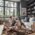 thumbnail image 4 of Rugs for Living Room 5x8, Alfombras para Salas Shag Large Plush Soft Area Rug, Shaggy Carpets for Bedroom, Kids Boys Girls Home Decor Aesthetic (Dark Coffee Tie-Dyed, 5 x 8 Feet), 4 of 14