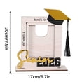 thumbnail image 2 of Photo Frame for Graduation 2026 Desk Display Wooden Bracket Commemorative Stage The Graduation Photo Home, 2 of 6