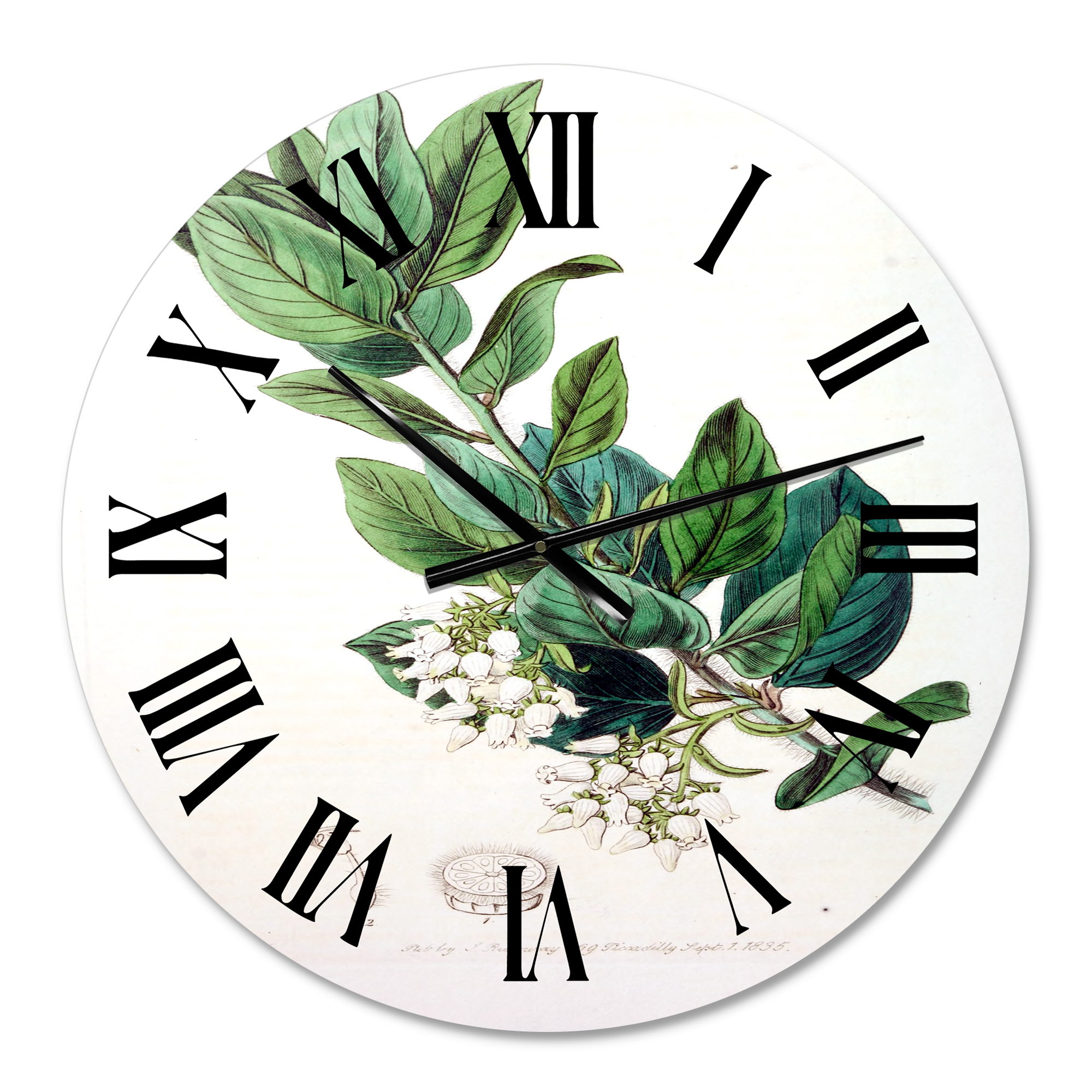 Designart 1 in Quartz Traditional Wall Clock