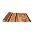 thumbnail image 2 of Ahgly Company Indoor Rectangle Abstract Orange Modern Area Rugs, 8' x 10', 2 of 4
