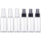 thumbnail image 2 of Atomizador de 30 x 100 ml Botella de spray transparente Atomizador de perfume de niebla fina recargable vacío para viajes de maquillaje cosmético - Blanco y negro Adepaton LKX-1911, 2 of 9