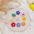 thumbnail image 2 of 9 Pcs Boucles de Lacet Fleur Décoration Clips de Lacet, 2 of 9