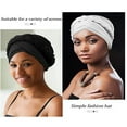 thumbnail image 6 of Dream Lifestyle Women Turban Pre-Tied Bonnet Braid Turban African Head Wrap for Woman Soft Headscarf Beanie, 6 of 8