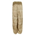 thumbnail image 6 of Lroveb Palazzo Pants for Women,High Waisted Baggy Hippie Gypsy Boho Pants, Ladies Loose Band Womens Printed Leg Pants Width Casual Women Khaki, 6 of 6