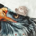 thumbnail image 2 of Rocae USA Bald Eagle for Pet Blanket Dog Blanket Cat Blanket Soft Sleep for Small Medium Pet-Large, 2 of 8