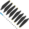 thumbnail image 3 of YISITIAN 16 Pcs Hélices Mises à Niveau Compatibles avec DJI Mini 3 Pro/Mini 4 Pro Pales Accessoires de Remplacement Faible Bruit & Libération Rapide - Or CJ919-67698, 3 of 8