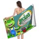 thumbnail image 4 of El Garaje de Gecko Toalla de playa de secado rápido con diseño temático, regalo para mujeres y niñas, ideal para cumpleaños, fans, amantes de la música, uso en la playa o al aire libre, 78 × 180 cm, 4 of 6
