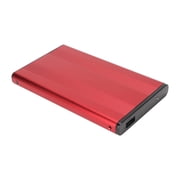 Hard Drive Enclosure, 2.5in USB 3.0 to HDD SSD Case Aluminum Alloy Shell 5Gbps Transfer Speed with LED Indicator for OS X Vista