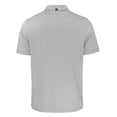 thumbnail image 3 of Men's Cutter & Buck Gray/White LA Galaxy Forge Eco Double Stripe Stretch Recycled Tri-Blend Polo, 3 of 3