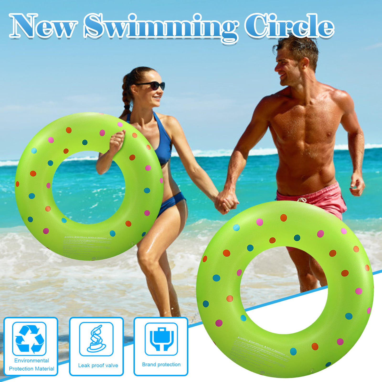 Childrens Animal Swim Ring Swimming Inflatable Pool Beach Summer 