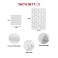 thumbnail image 7 of Grey Spring Floral Kitchen Dish Towels for Drying Dishes Set of 2, Elegant Watercolor Summer Botanical Waffle Weave Microfiber Hand Tea Bathroom Towels Quick Dry & Absorbent Towel 12x12, 7 of 7