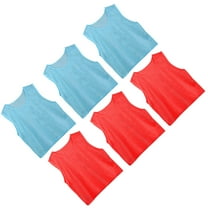 WHAMVOX  6 Pcs Football Girdle Youth Training Reflective Kids Vest Soccer Jerseys Child Men's