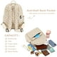 thumbnail image 3 of Mochila BTOOP Mini de pana para niñas, adolescentes y mujeres, color beige, 3 of 8