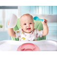 thumbnail image 2 of Sábana de silicona para bebés, niños pequeños y niños, 100% libre de BPA y aprobada por la FDA, fuerte succión en la mesa, en el lavavajillas y en el microondas Rose, 2 of 5