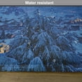 thumbnail image 6 of Ambesonne Scenery Place Mats Set of 4, Winter Forest Trees, Standard Size, Blue, 6 of 6