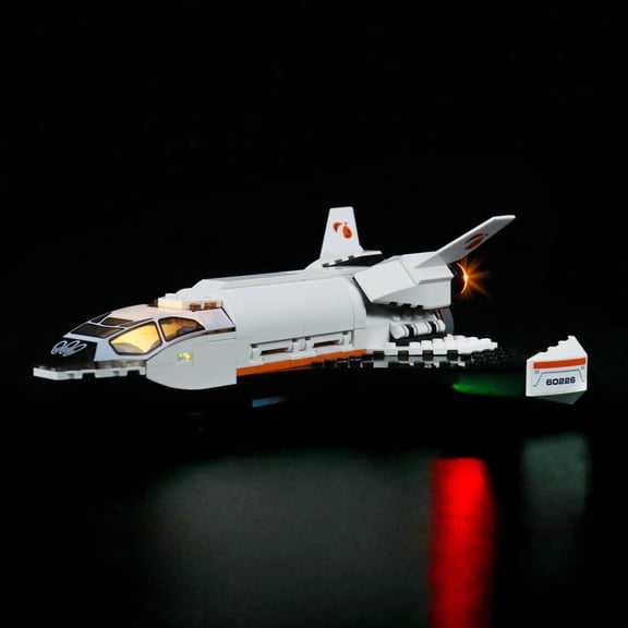 ‌LED Light Compatible with Legos 60226 Building Set, LED Light Kit for Legos 60226 Mars Exploration Space shuttle Building Toy, Decoration Lights, No Building Model Kit