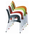 thumbnail image 4 of Compamia Romeo Resin Patio Dining Arm Chair in Dark Blue, 4 of 5