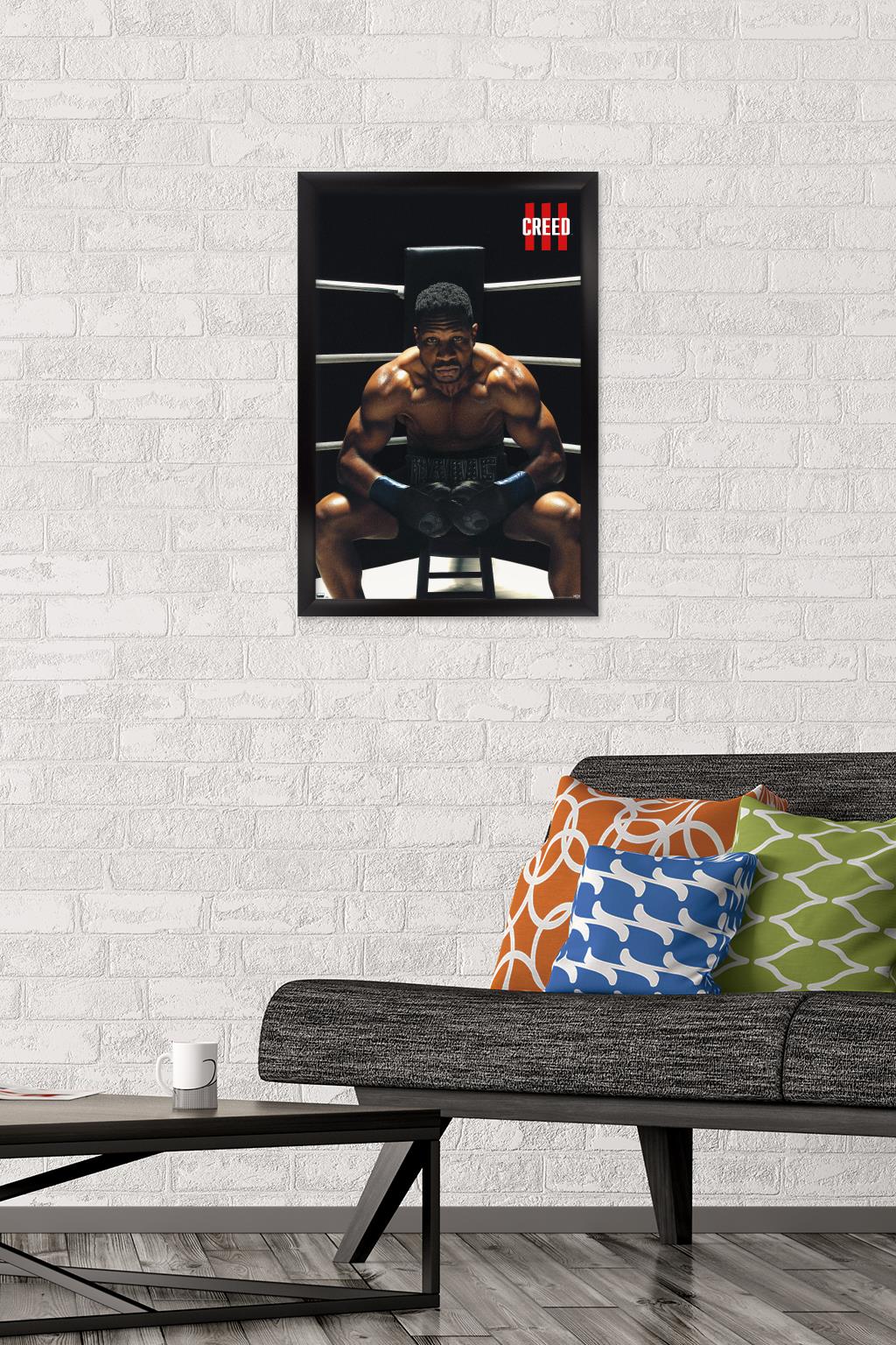 Creed III - Damian One Sheet Wall Poster, 14.725" x 22.375" Framed