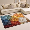 thumbnail image 2 of Abstract Leaves Autumn Area Floor Mats 72" x 48" Soft Non-Slip Large Rugs Nursery Memory Foam Carpets Living Room Doormat for Bedroom Dinning Decor, 2 of 7