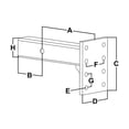 thumbnail image 2 of Rigid Hitch Solid Shank Pintle Mount for 2.5 Inch Receivers - Made in U.S.A., 2 of 2