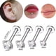 thumbnail image 2 of 1PCS Cristal Piercing Anillo Labio 16G Acero Quirúrgico Circonita Cartílago Tragus Pendientes Stud Pircing Body Jewelry Gao Jiahui unisex, 2 of 2
