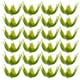 thumbnail image 5 of 100 Uds receptáculo cálices falsos tallos de flores para manualidades flores artificiales sépalos materiales de cálices DIY, 5 of 8