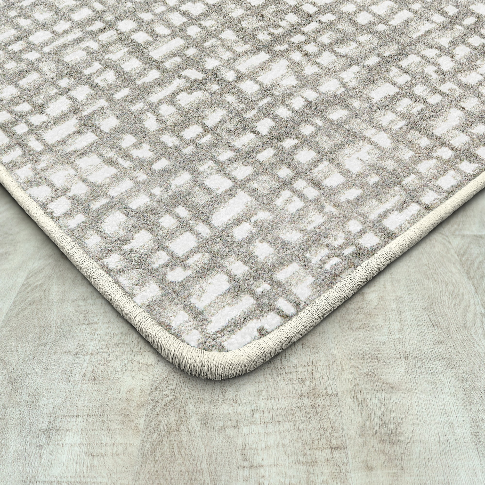 Joy Carpets Fool's Gold 5'4" x 7'8" Area Rug in color Dove