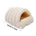 thumbnail image 3 of Soft Warm Pet Sleeping Bag, Washable Fluffy Cat Bed and Small Dog Bed with Snap Closure, Cozy Hideaway for Indoor Pets, 3 of 6