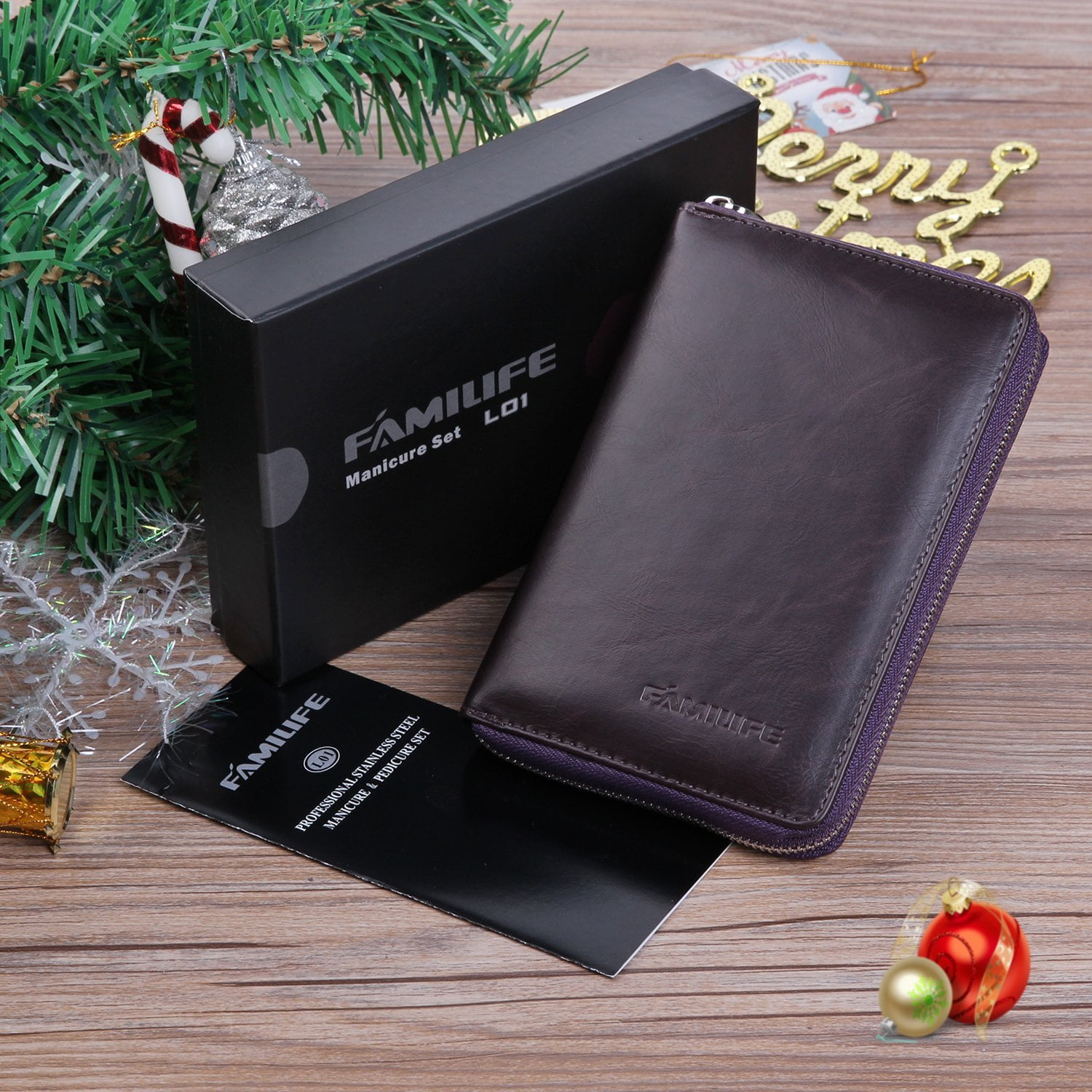 familife l01 stainless steel 11 in 1 manicure set