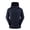 Navy, variant on WREESH Fashion Winter Jacket Men Solid Color Outdoors Mountaineering Wearproof Warm Zipper Multi-Pocket Coat Long Sleeve Jacket Black