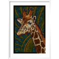 thumbnail image 2 of Art.com Giraffe - Paper Mosaic Art Print by Lantern Press, White Frame Wall Art, 21" x 29", 2 of 5
