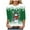Z1-Green, variant on zaveiop Christmas Shirts for Women 3/4 Length Sleeve Tops Cartoon Reindeer Casual Crewneck Sweatshirts Ugly Xmas Sweater Blouses (Red, S)