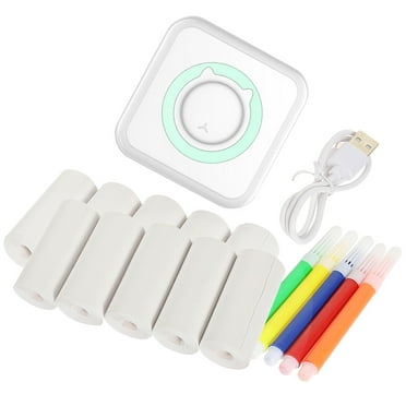 ATRISS Sticker Printer Wireless Label Pocket Thermal Maker Printing Paper Colour Portable Abs Student Office