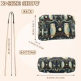 thumbnail image 4 of FORMRS Women Crossbody Purse with Chain Strap Vegan Leather Shoulder Handbag, Mystical Owls Pattern, 4 of 7