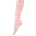 thumbnail image 4 of Leg Warmers for Women, Ribbed Knit Leg Warmer, Womens Open Toe Slouch Socks for Ballet, Layering & Dance, Yoga,One Size, 4 of 4
