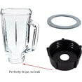 thumbnail image 4 of Replacement Parts Compatible with Oster Osterizer Blender Blade with Rubber Seal Gasket & 4902 Jar Bottom - 6 Point Fusion Blade 4980, 4 of 6