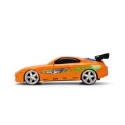 Jada 1:24 Fast & Furious Vapor RC Brian’s Toyota Supra with NO2 Speed Boost, Simulated Flaming Exhaust, Ages 8+