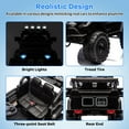 thumbnail image 3 of 12V Kids Ride On Car, Electric Truck Ride On Toys with 5MPH Max Speed, Remote Control, LED Lights, and Music for Kids Gifts, Black, 3 of 7