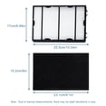 thumbnail image 3 of HAPF600 HEPA Filter Replacement Compatible with Holmes Air Purifier HAPF600 HAPF8650 HAP615 HAP625 HAP650, 2 Filter Replacement &2 Carbon P, 3 of 8