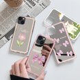 thumbnail image 2 of Compatible avec l'iPhone 13, Élégants Modèles Mignons Miroir Étui Souple Antichoc, 2 of 5