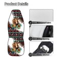 thumbnail image 5 of Chririnla Polyester Auto Seat Cushion for Interior Accessories, Stretchy Stretch Fit Car Seat Cushion Protective Cover, Horse with Sunflower and Snowflake, 5 of 7