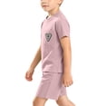 thumbnail image 6 of Amidoa Girls Summer Outfit Sets 2 Piece T-Shirt Short Sleeve and Shorts Set Kids Clothing Sets Pink Size 8, 6 of 8