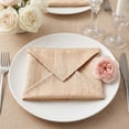 thumbnail image 2 of 12 Pack Jacquard Cloth Napkins, Washable and Reusable Table Dinner Napkins for Restaurant, Weddings and Parties Gold 18x18inch, 2 of 3