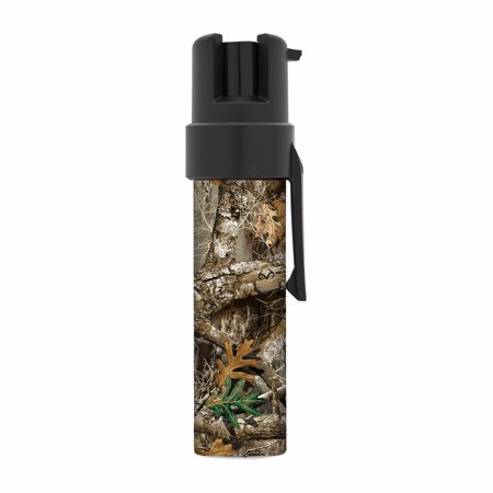 UPC: 0023063100425 | SABRE Realtree Edge Green Camouflage Compact Pepper Spray with Clip  0.21 lb  1 in x 1 in x 3.25 in